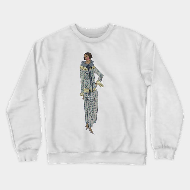 Flapper Girl 6 Crewneck Sweatshirt by The Golden Era